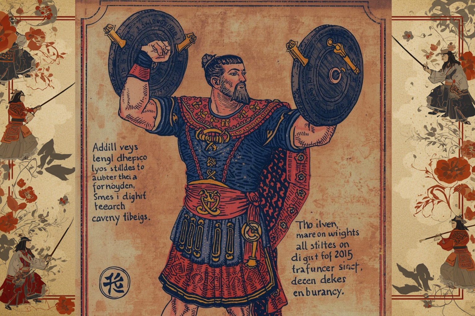 Zátěžě na ruce a nohy se používají již od starověku